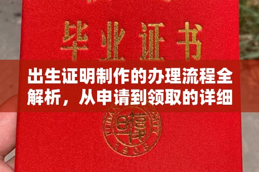 咸宁出生证明制作的办理流程全解析，从申请到领取的详细指南