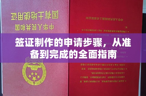 咸宁签证制作的申请步骤，从准备到完成的全面指南