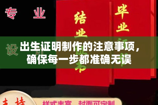咸宁出生证明制作的注意事项，确保每一步都准确无误