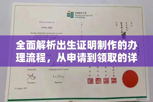 咸宁全面解析出生证明制作的办理流程，从申请到领取的详细指南